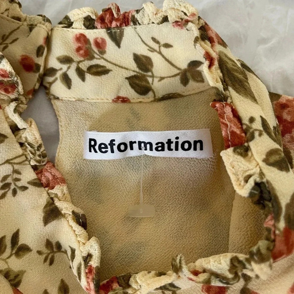 Reformation Jourdan Floral boho mini dress - Picture 9 of 14